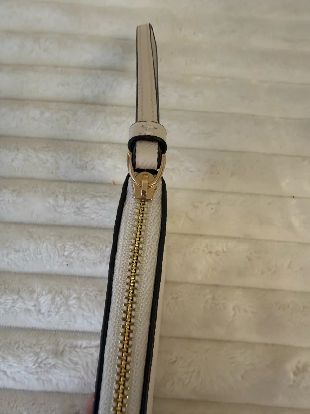 Coach corner zip wristlet